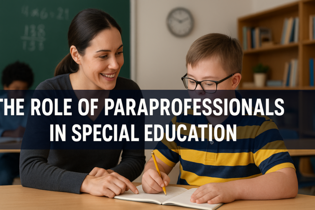 The Role of Paraprofessionals in Special Education